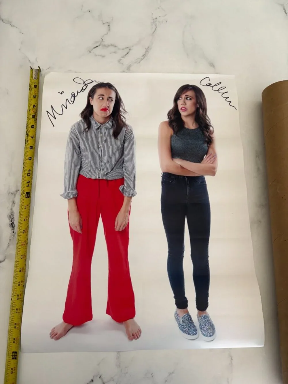 YouTuber Colleen Ballinger and Miranda Sings SIGNED 24x17 Photo Poster